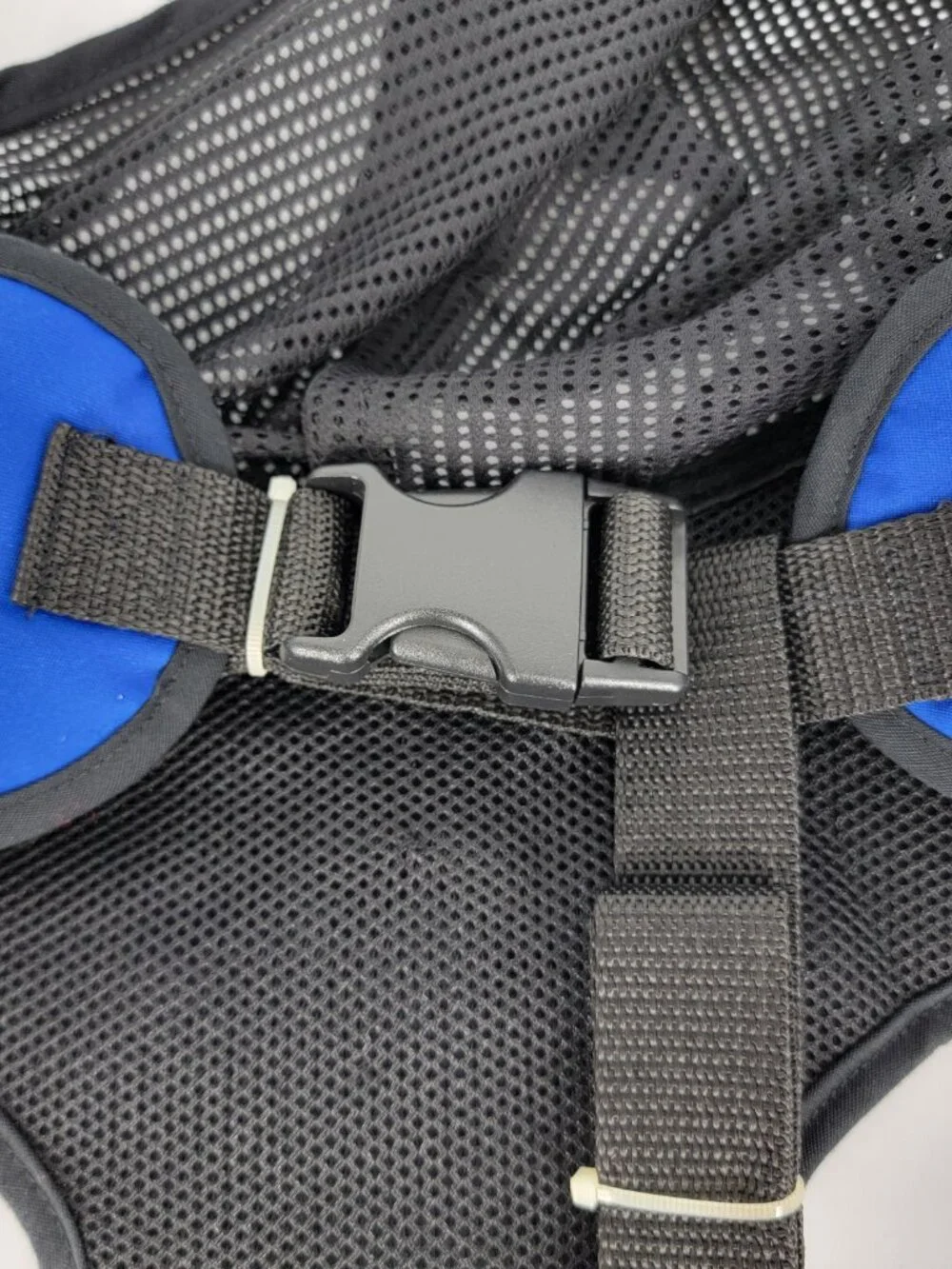 Florida Gators Hooded Harness Blue Black Reflective Stripe Mesh Large Dog